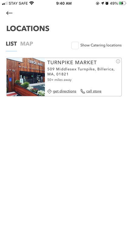 TURNPIKE MARKET RESTAURANT