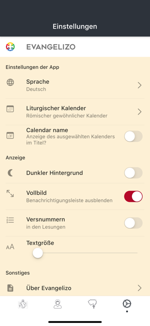 ‎Evangelizo Screenshot