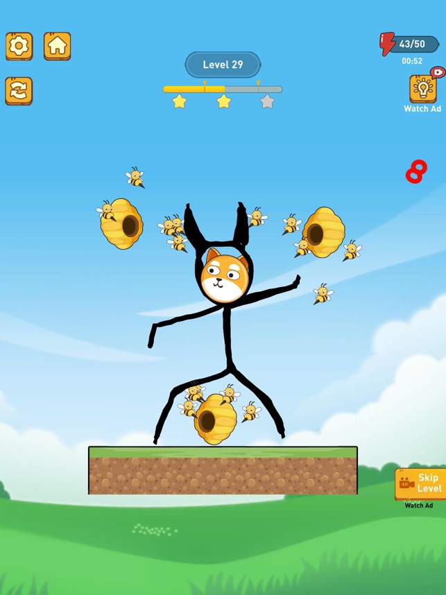 About: Save The Dogi 2 - Dog Bee Draw (Google Play version)