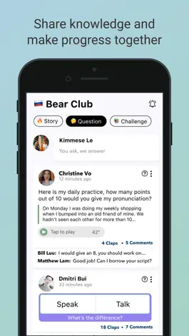 Game screenshot Bear Club: Language Community apk