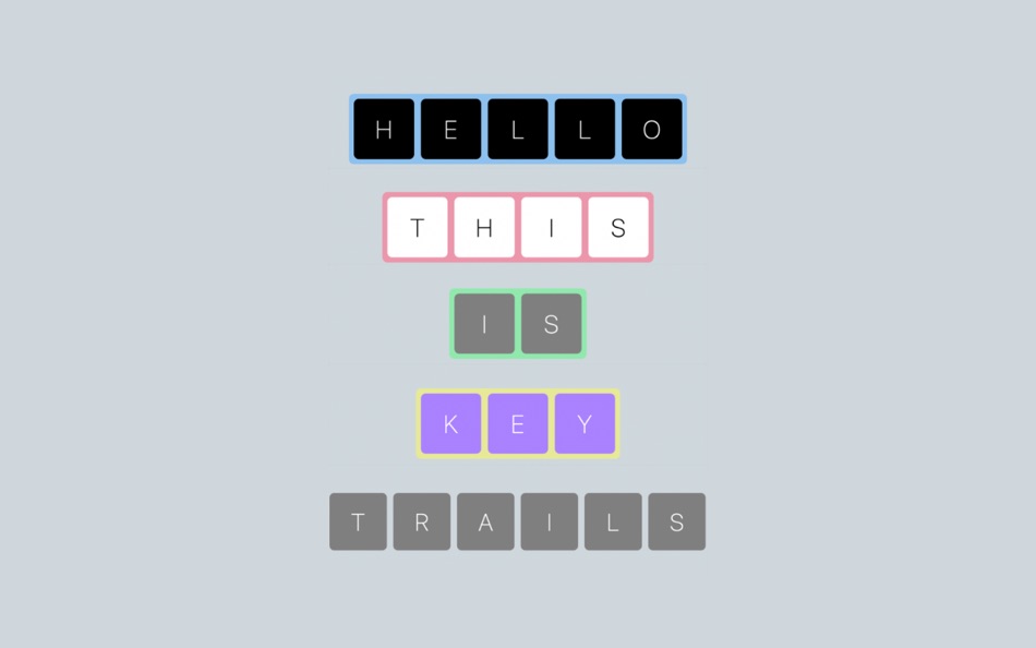 #6. KeyTrails (macOS) 由: Mohammad Faisal Bin Ahmed