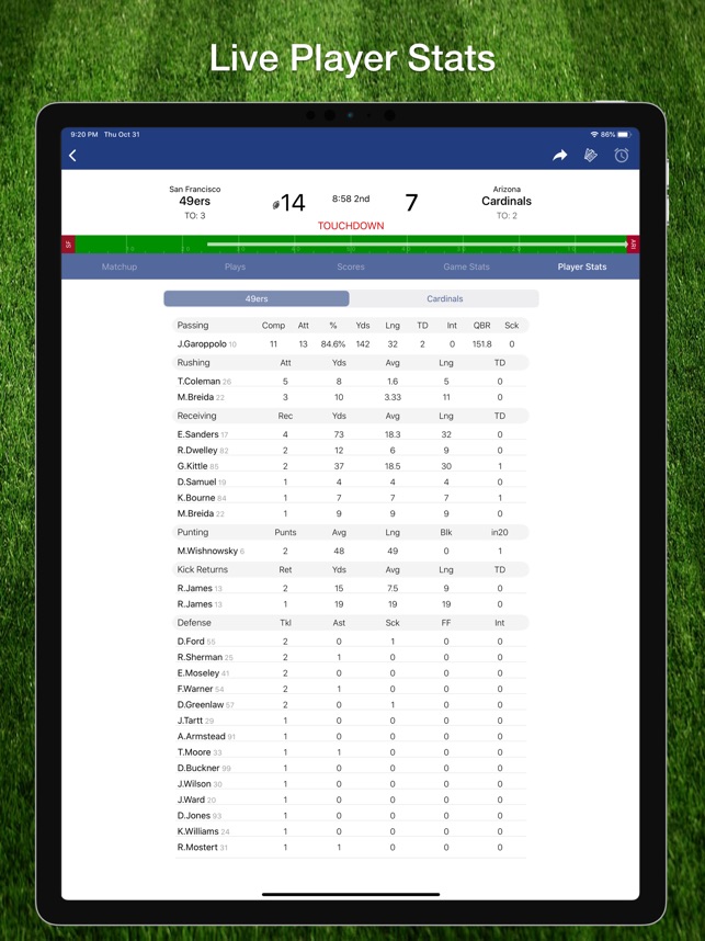 Pro Football Live: NFL Scores on the App Store