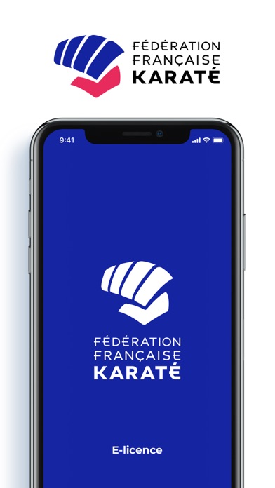 FFKarate e-licence Screenshot