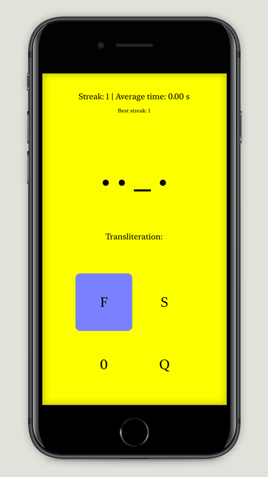 #1. Morse Code Letters (iOS) Podle: PJM