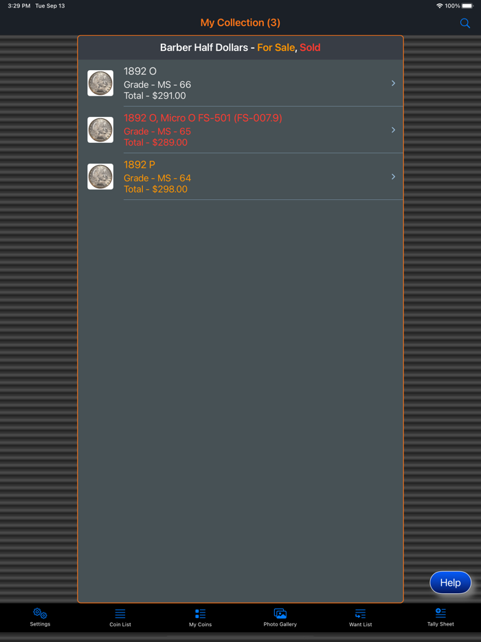 Barber Half Collection