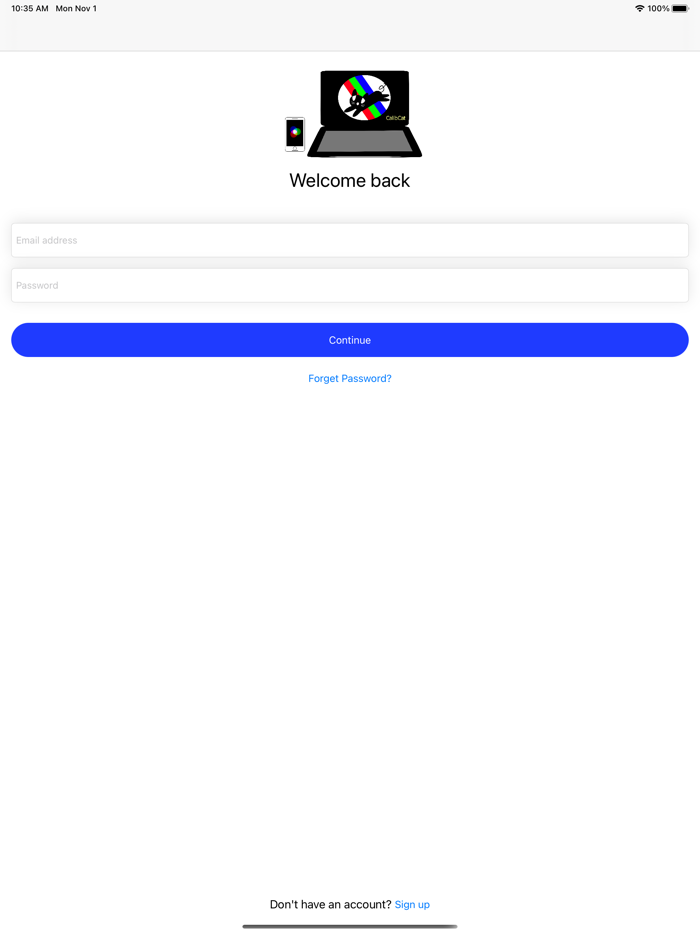 CalibCat Calibrate Screen