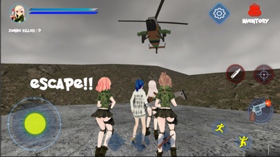 Anime Zombie Hunter Shooter 3D Screenshot