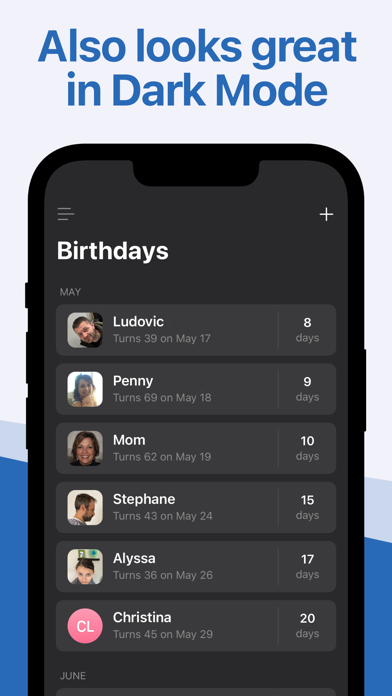 Birthday Reminder & Countdown Screenshot