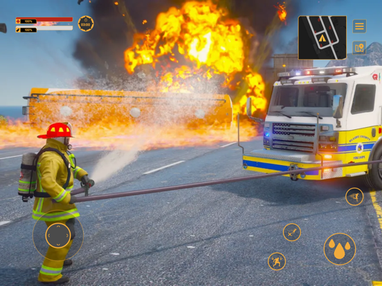 Screenshot #5 pour Firefighter:Car fire truck sim