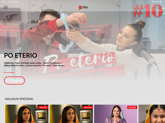 Screenshot #4 pour TV3 Play Lietuva