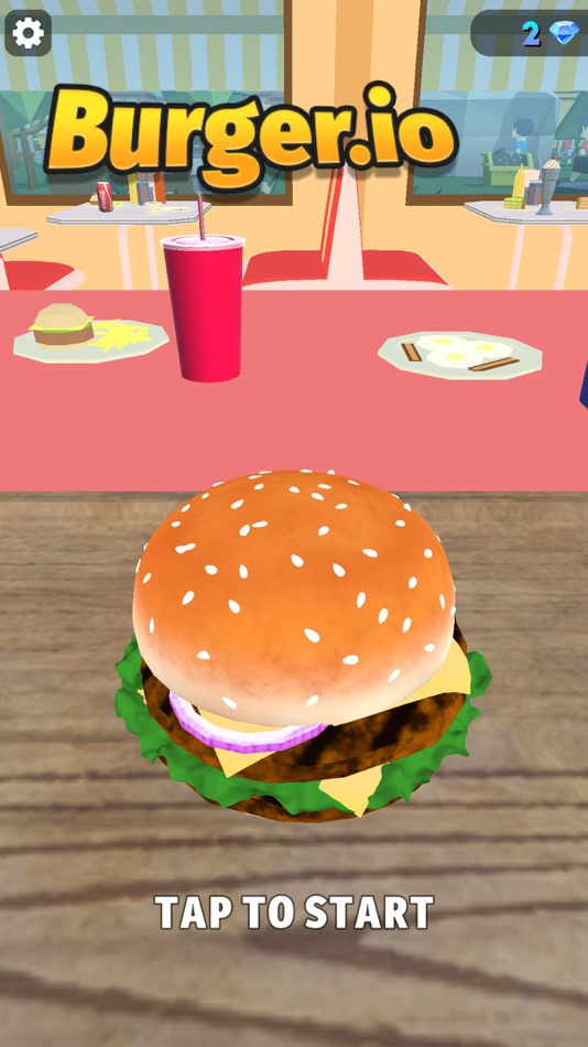 #1. Burger.io (iOS) 由: MARS BARS TOV