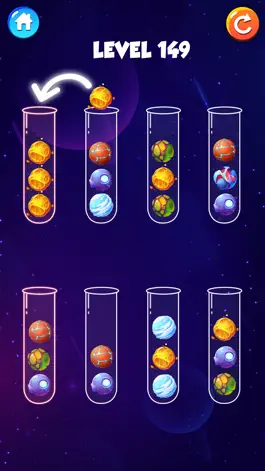 Game screenshot Galaxy Color Ball- Sort Games hack