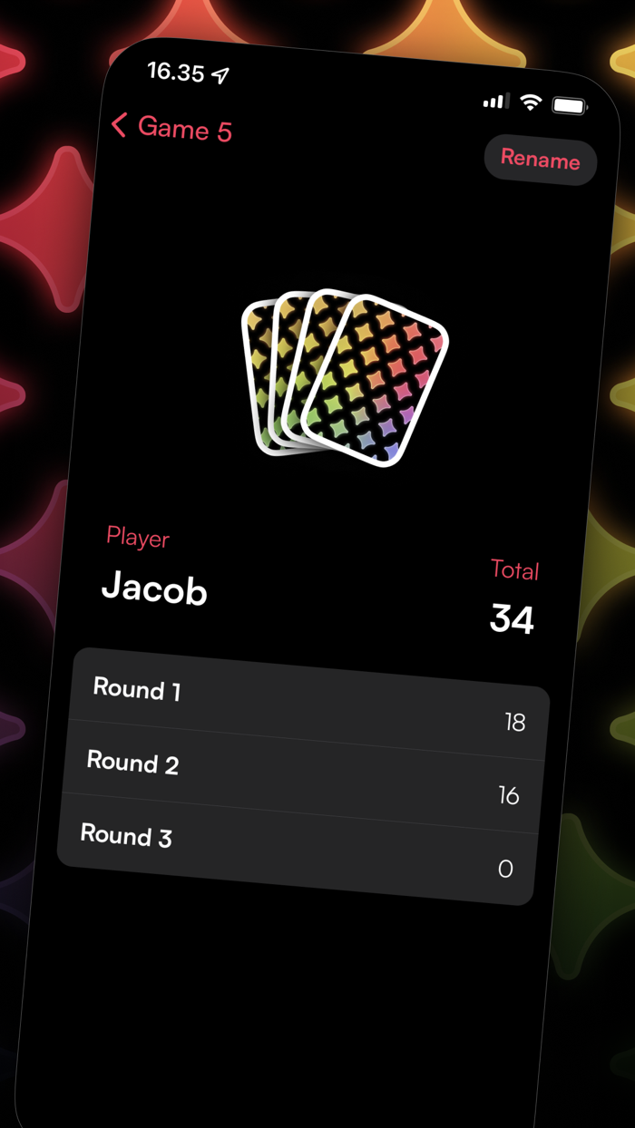 Another Round – Point tracker