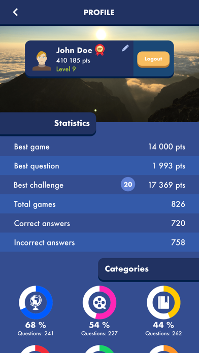 Trivia Quiz Knowledge Screenshot