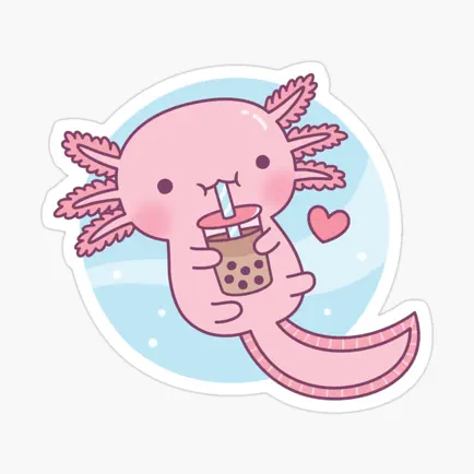 Cute Axolotl - Wallpapers. Cheats