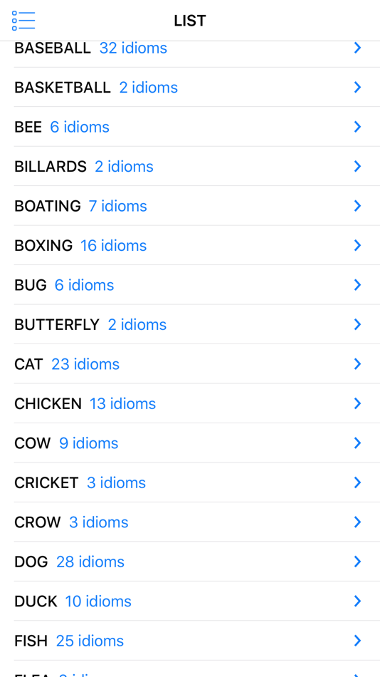 Sports & Animal idioms - 1.0.4 - (iOS)