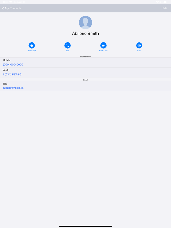 Screenshot #4 for Cloud Contacts