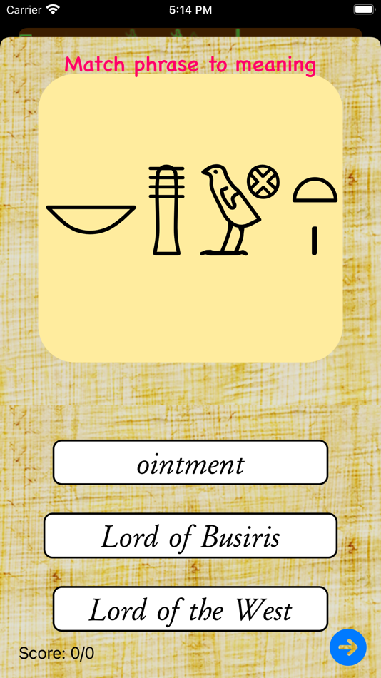 #8. Hieroglyph FlashCards (iOS) 由: Aviametrix, LLC