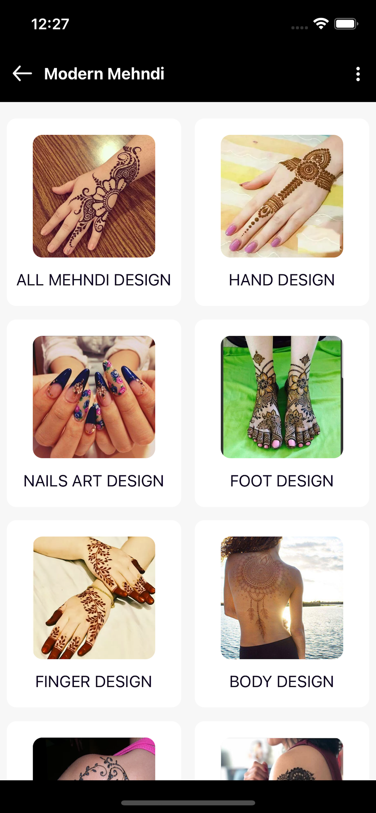 Modern Menhdi Design
