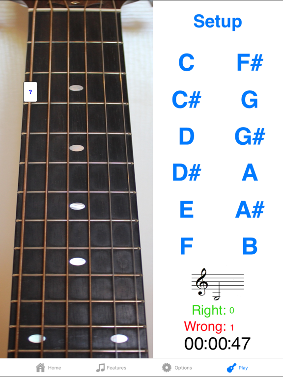 Screenshot #4 pour Super Guitar Fretboard Addict