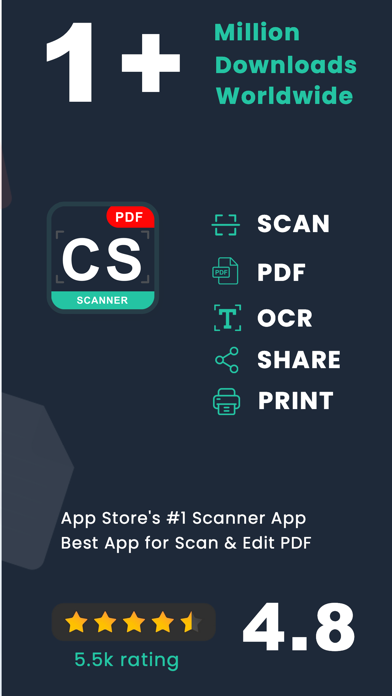 Cam Scan - PDF Scanner & Filesのおすすめ画像1