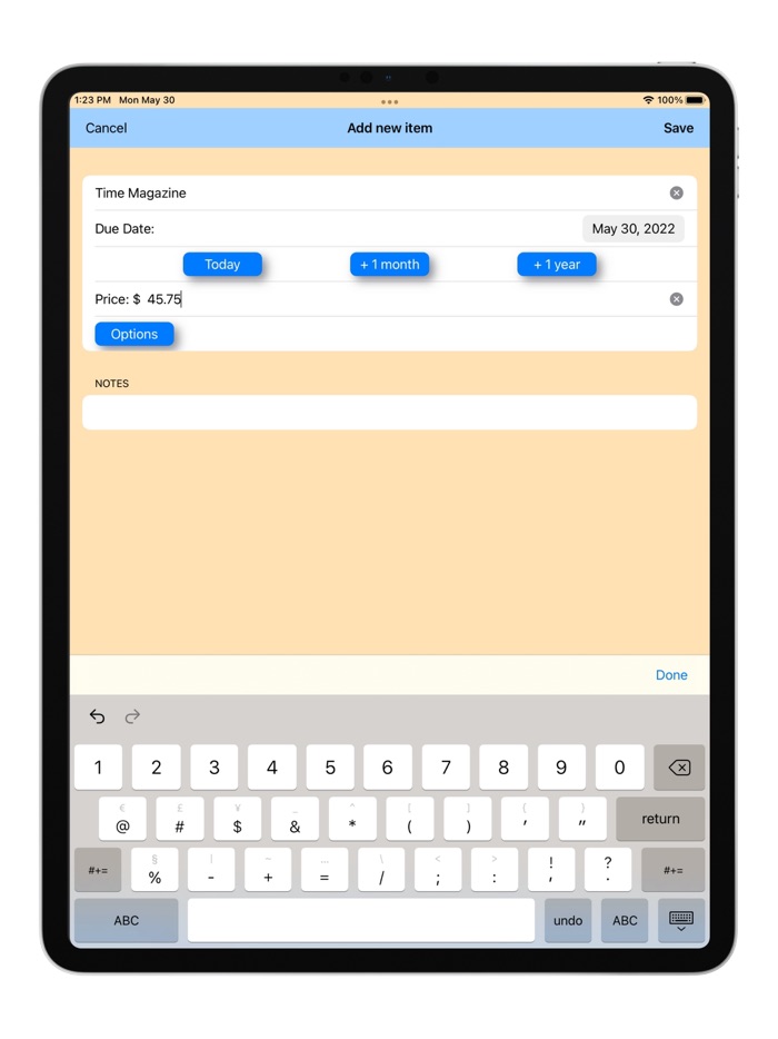 Bill and Task Manager