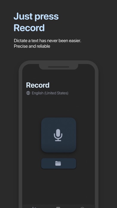 Screenshot #2 pour Voice to Text Pro - Transcribe