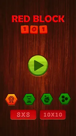Game screenshot Red Wood Block Tetris  Puzzle mod apk