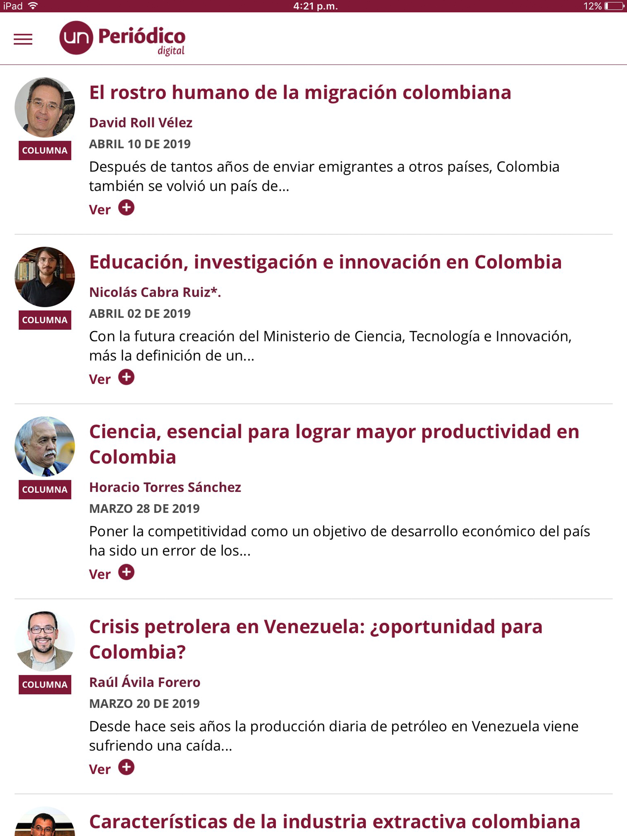 Periodico UNAL screenshot 9