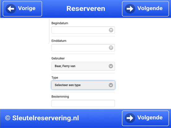 Screenshot #5 pour Sleutelreservering