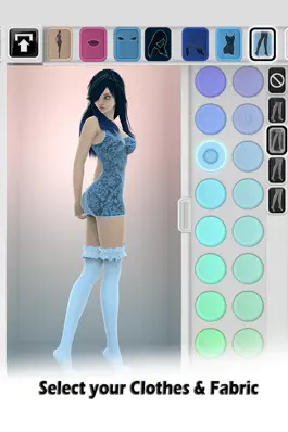 Game screenshot DressDoll: 3D Одень девушку apk