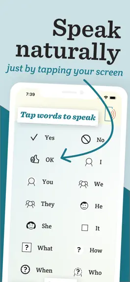 Game screenshot Spoken - Tap to Talk AAC hack