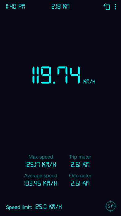 GPS Speedometer: Odometer Screenshot