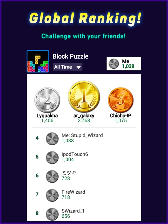 Block Puzzle of Glow Style iPad screenshot