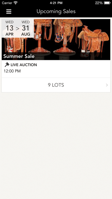 Old West Auctions Screenshot
