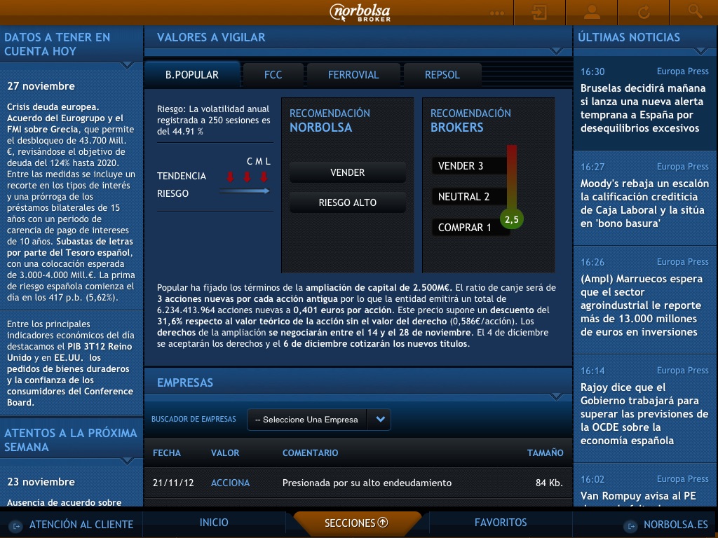 Norbolsa Tablet screenshot 3