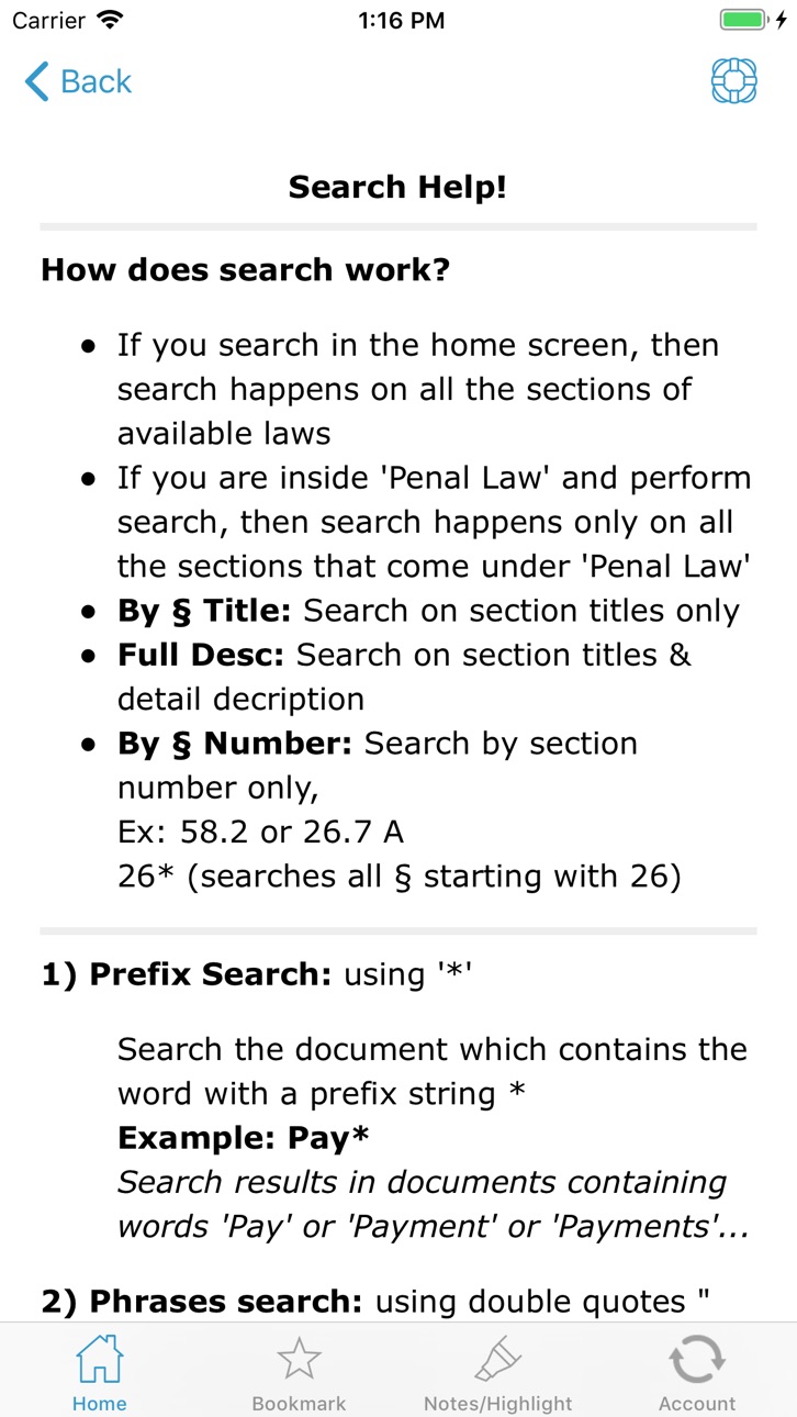 iPhone screenshot