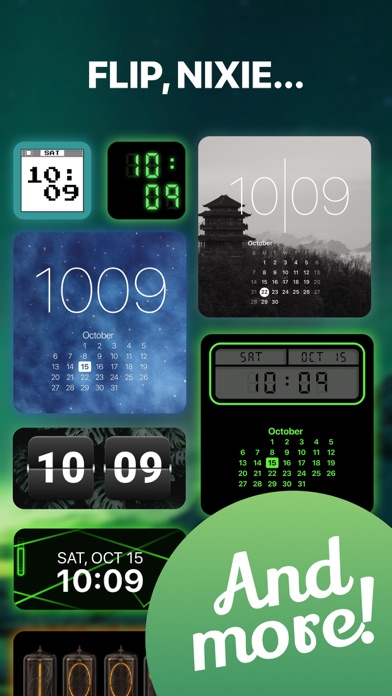 Screenshot #3 pour Clock Widget for Home Screen +
