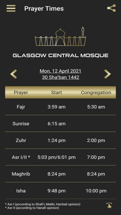 Glasgow Central Mosque Screenshot
