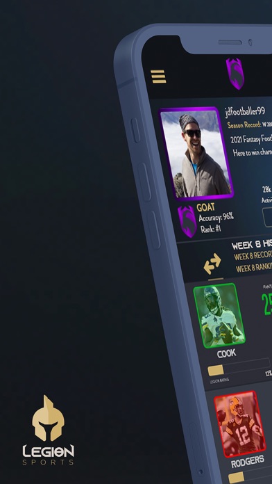 Legion Sports Screenshot