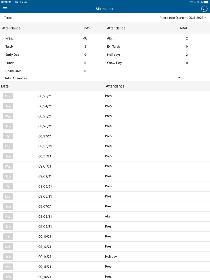 Gradelink Student-Parent App