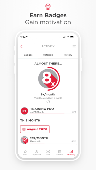 VASA Fitness Mobile Screenshot