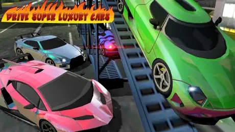Heavy Duty Car Transporter 3D