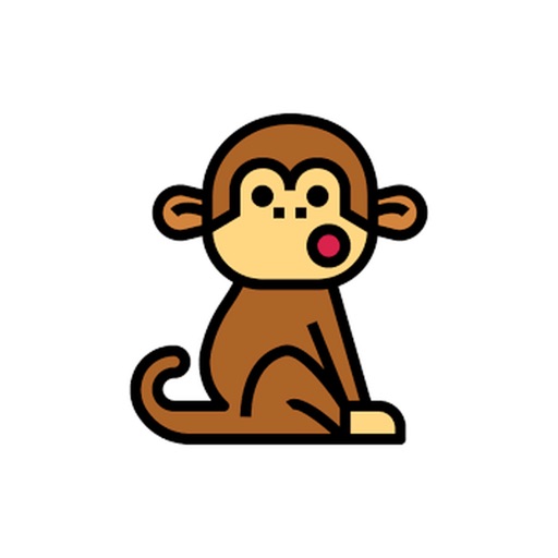 Baby Chimp Stickers