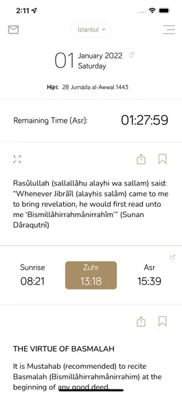 Game screenshot Fazilet Calendar: Prayer Times mod apk
