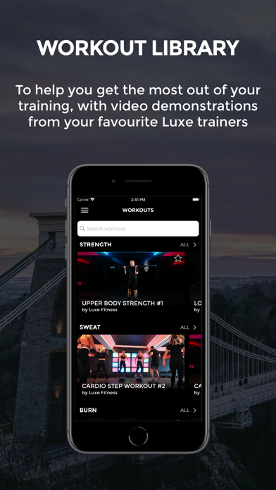 Luxe Fitness Club Screenshot