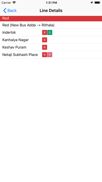 Delhi Metro Route Planner Screenshot