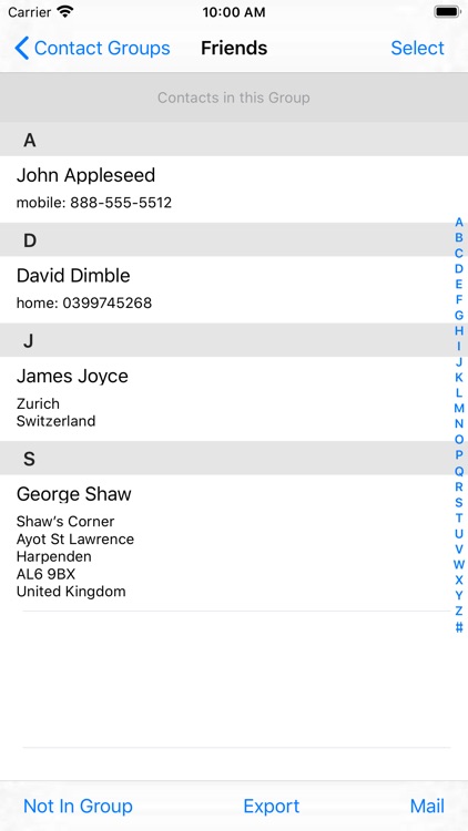 Contact Groups screenshot-3