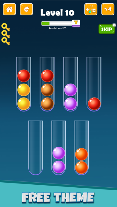 玉 カラー ソート パズル ゲームのおすすめ画像3