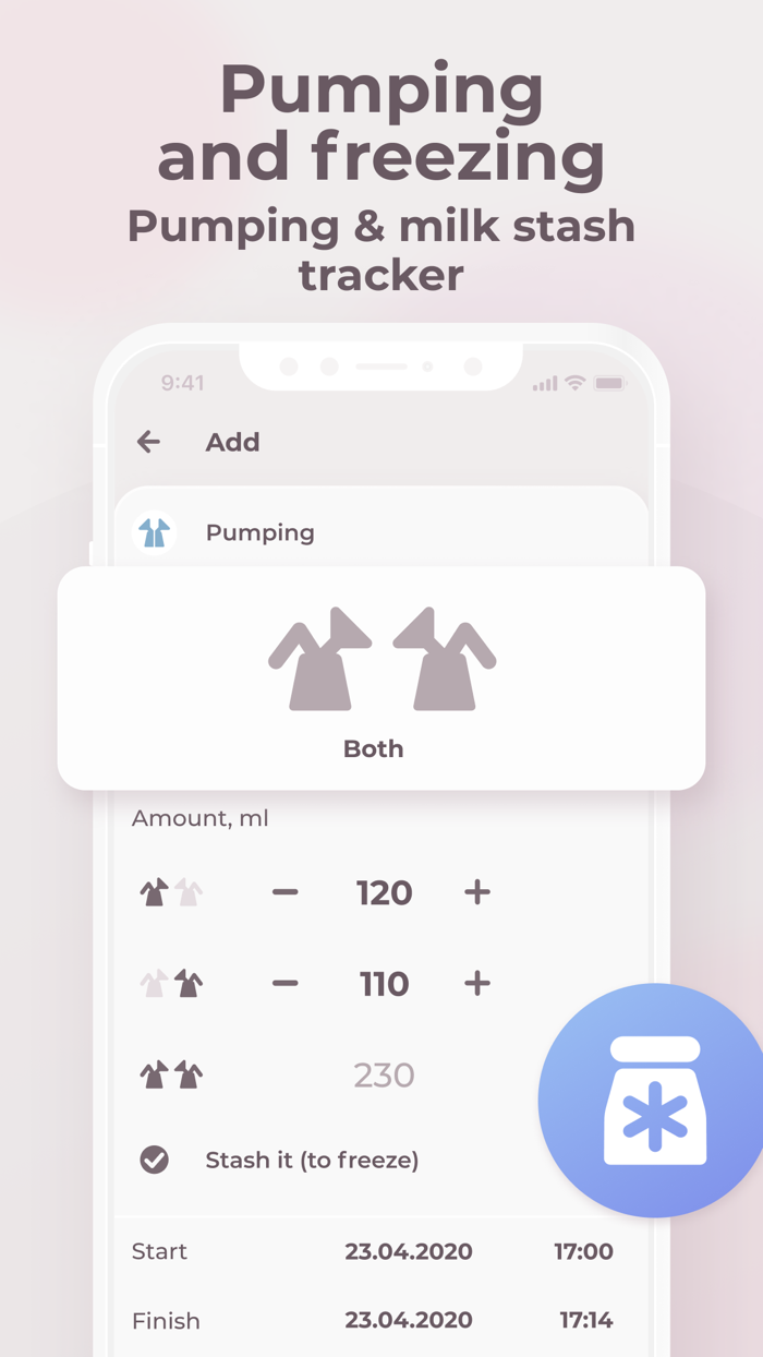 Erby feeding and sleep tracker